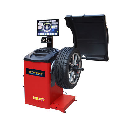 quality  Low  Speed 140RPM 28" rim Auto Wheel Balancing Machine Vertical Type factory