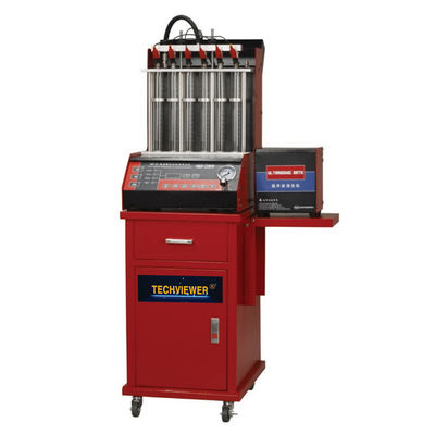 quality  Ultrasonic Auto Fuel Injector Tester And Cleaner 6 Nozzle For Vehicle factory