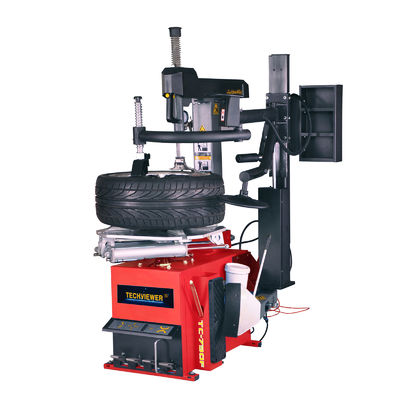 220v 2500kg Pneumatic Tire Changer Equipment With Back Titling Column