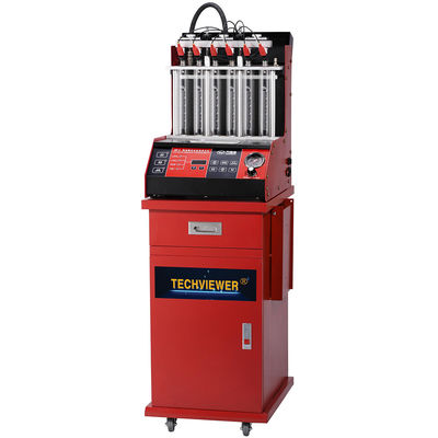 6 Injectors Fuel Injector Tester And Cleaner With Built In Ultrasonic Bath 110v 220v
